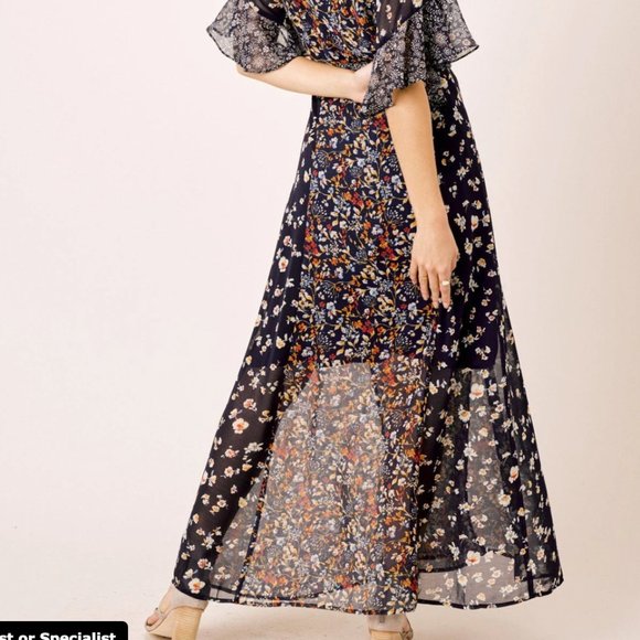 Love Stitch Priscilla Floral Wrap Dress - Picture 3 of 8